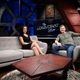 Star Wars Show hosts Andi Gutierrez and Peter Townley on the set of the new show, inside the Lucasfilm offices. Image: Lucasfilm